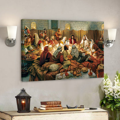 The Last Supper Wall Art - Religious Canvas Posters - Christian Canvas Prints - Ciaocustom
