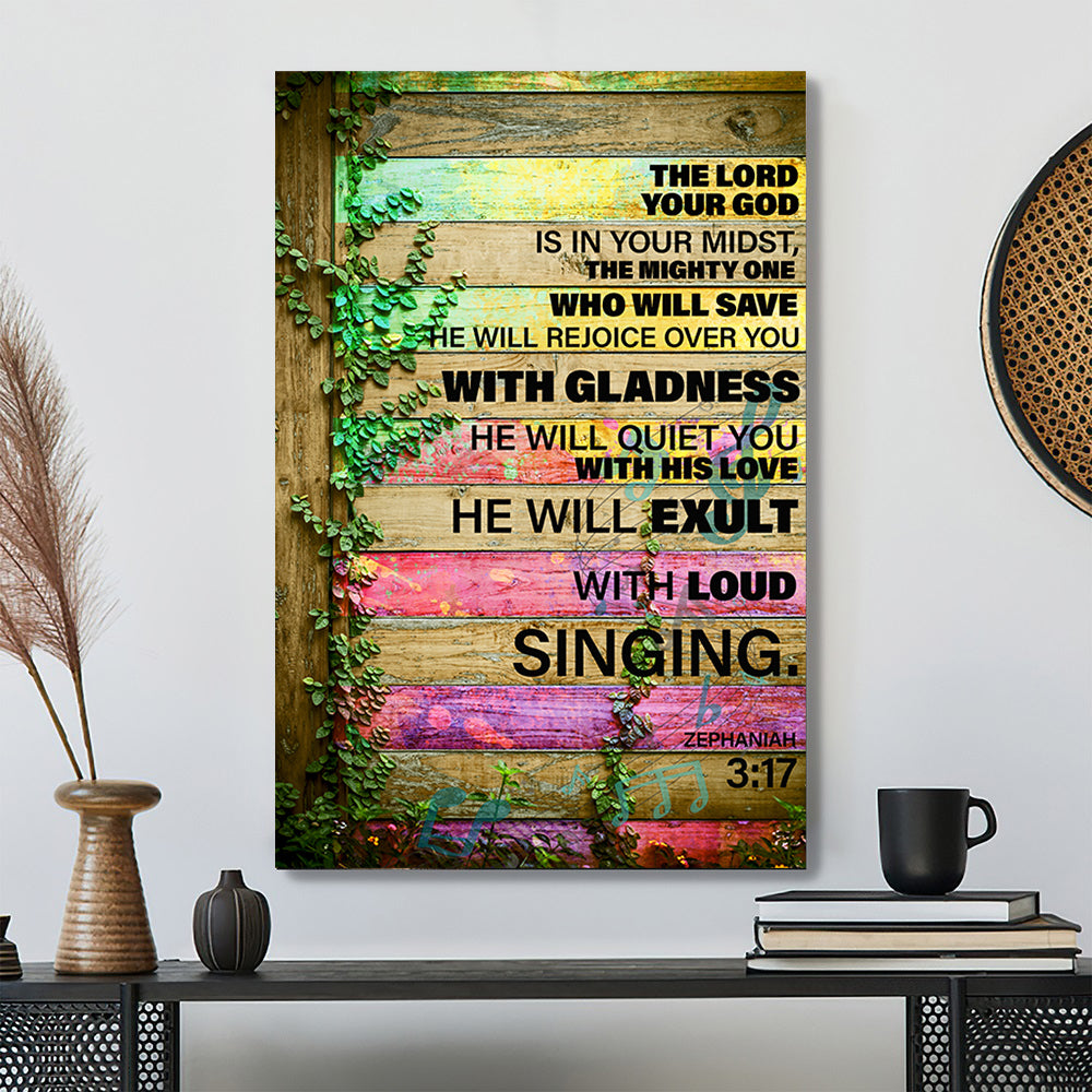 The Lord Your God - Christian Gift - Jesus Canvas Painting - Jesus Poster - Jesus Canvas Art - Jesus Canvas - Bible Verse Canvas Wall Art - God Canvas - Scripture Canvas - Ciaocustom