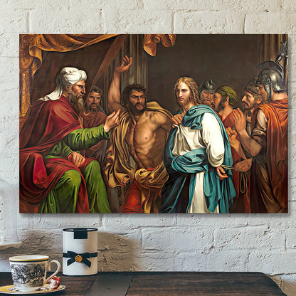 The Arrest of Jesus - Jesus Pictures - Jesus Canvas Poster - Jesus Wall Art - Christ Pictures - Faith Canvas - Gift For Christian - Ciaocustom