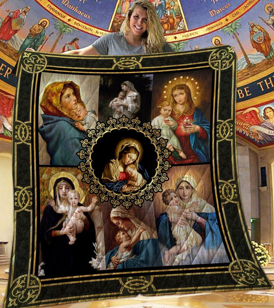 Love Of Mary  Blanket - Blanket Of Virgin Mary - Virgin Mary Blanket - Gift Ideas For Christians - Ciaocustom