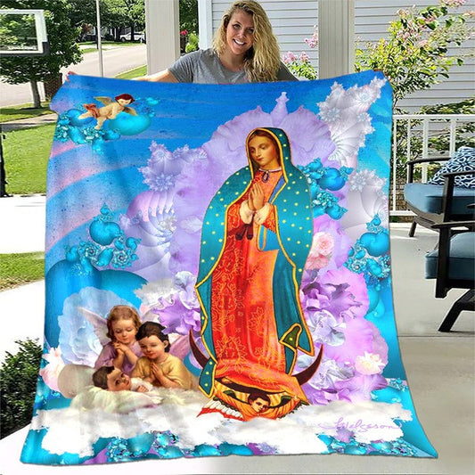 Blanket Of Virgin Mary - Virgin Mary Blanket - Gift Ideas For Christians - Ciaocustom