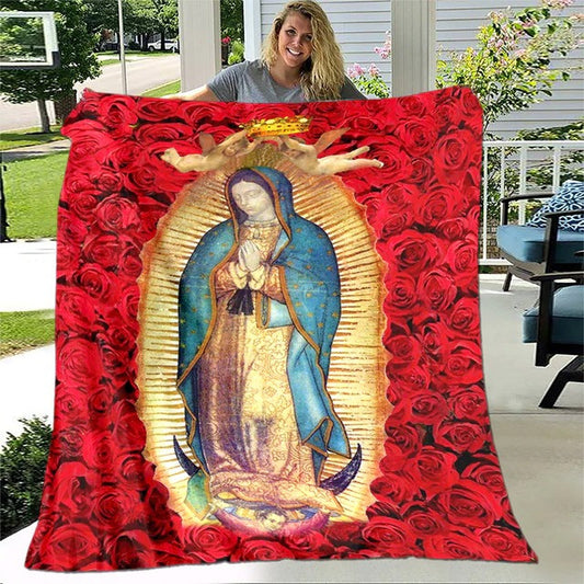  Blanket Of Virgin Mary - Virgin Mary Blanket - Gift Ideas For Christians - Ciaocustom
