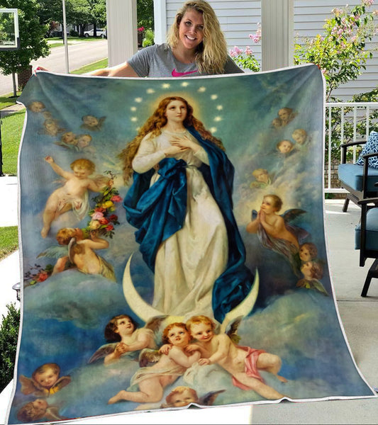 Blanket Of Virgin Mary - Virgin Mary Blanket - Virgin Mary Blanket - Gift Ideas For Christians - Ciaocustom