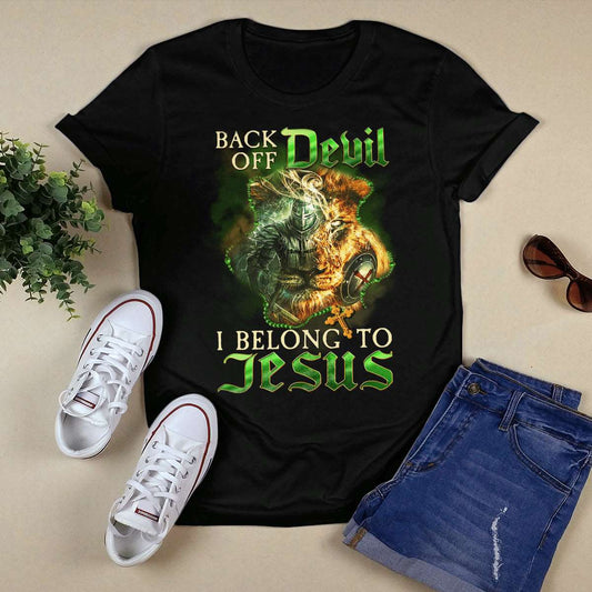 Back Off Devil I Belong To Jesus T-shirt - Jesus T-Shirt - Christian Shirts For Men & Women - Ciaocustom