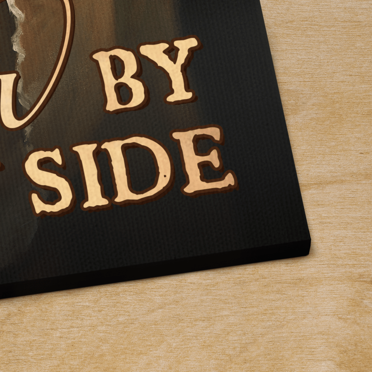 I Got My Savior By My Side, God Canvas, Christian Wall Art, Home Decor