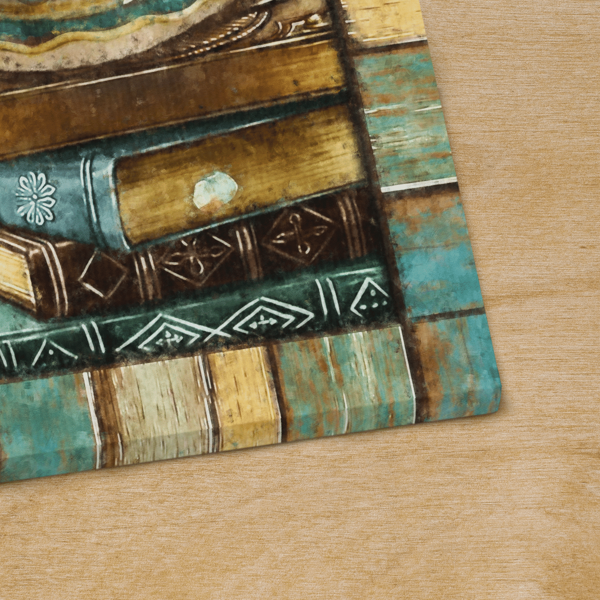 Just Have Faith, Vintage Tea Cup, Book, Butterfly, God Canvas, Christian Wall Art, Home Decor