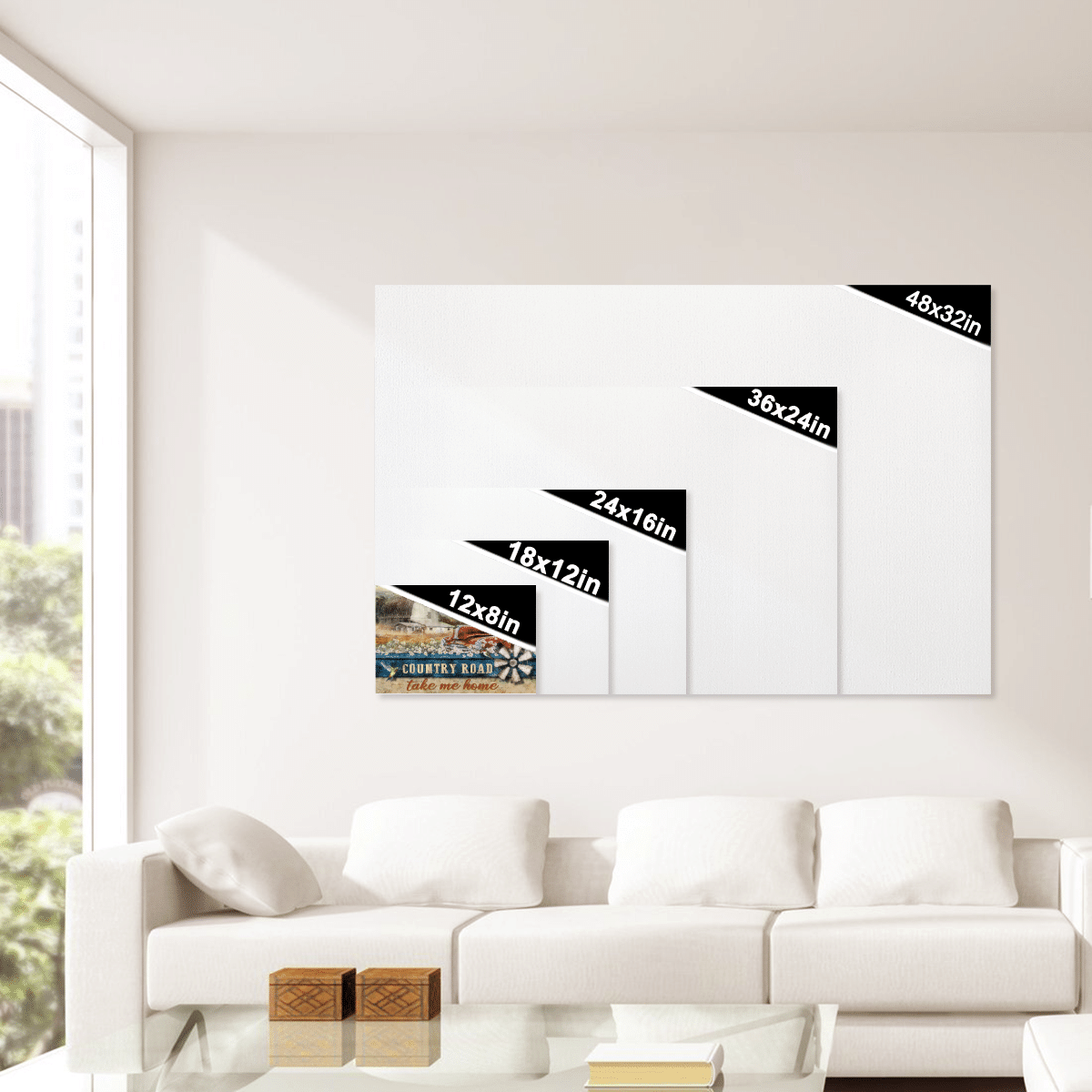 Country Road Take Me Home, Old Car, Countryside, Hummingbird, Flower, God Canvas, Christian Wall Art