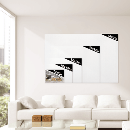 Just Have Faith, White Church, Sheep, Butterfly, Countryside, God Canvas, Christian Wall Art