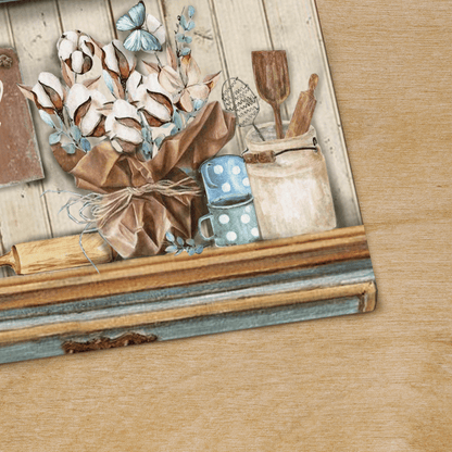 Faithful Grateful Blessed, Flower, Butterfly, God Canvas, Christian Wall Art