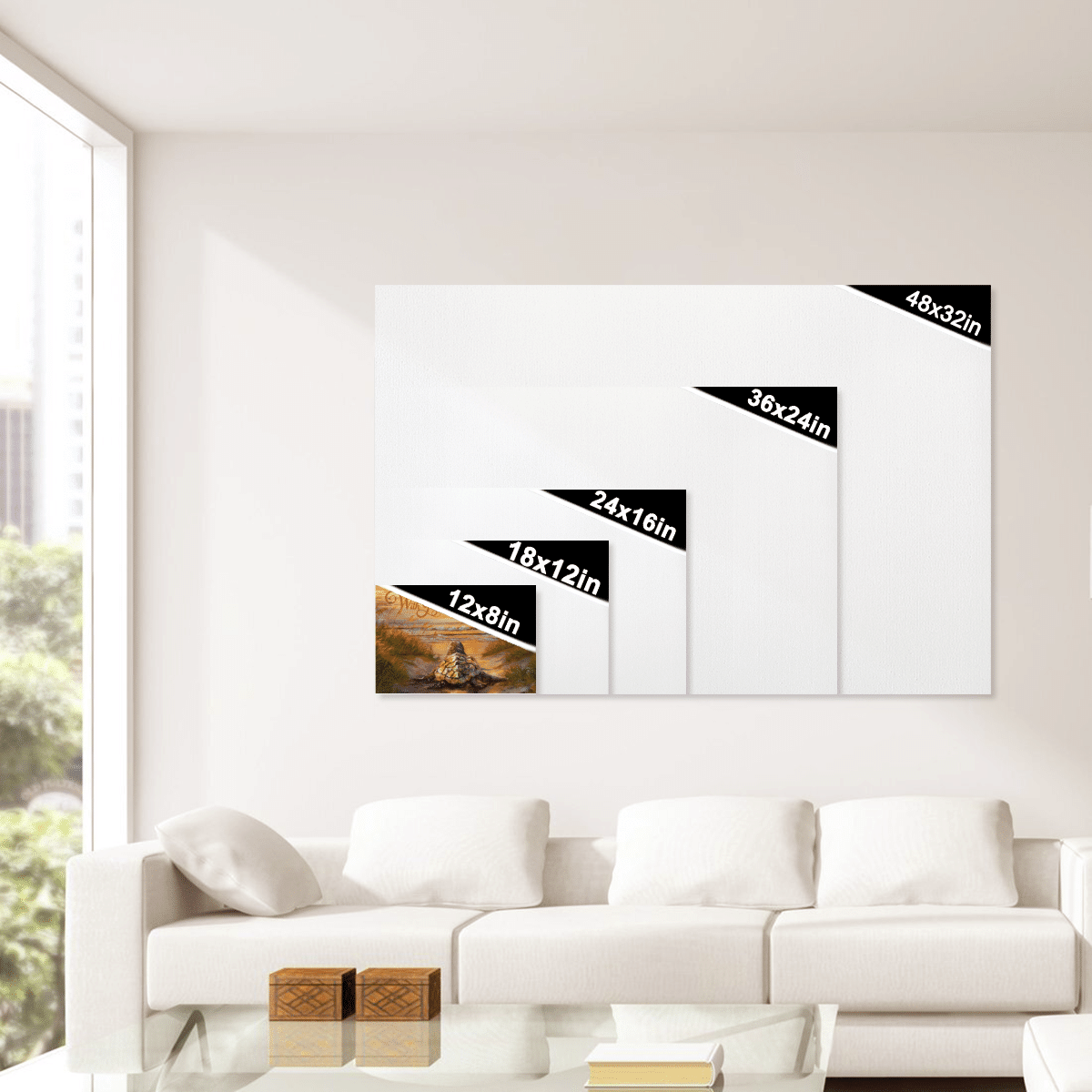 I Won'T Give Up With God I Can Do All Things, Turtle, Beach, God Canvas, Christian Wall Art