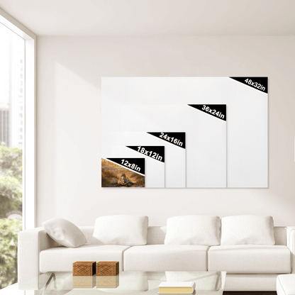 I Won'T Give Up With God I Can Do All Things, Turtle, Beach, God Canvas, Christian Wall Art