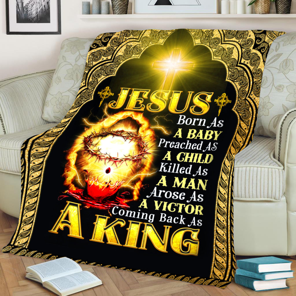 Jesus Coming Back As A King Quilt and Blanket 153