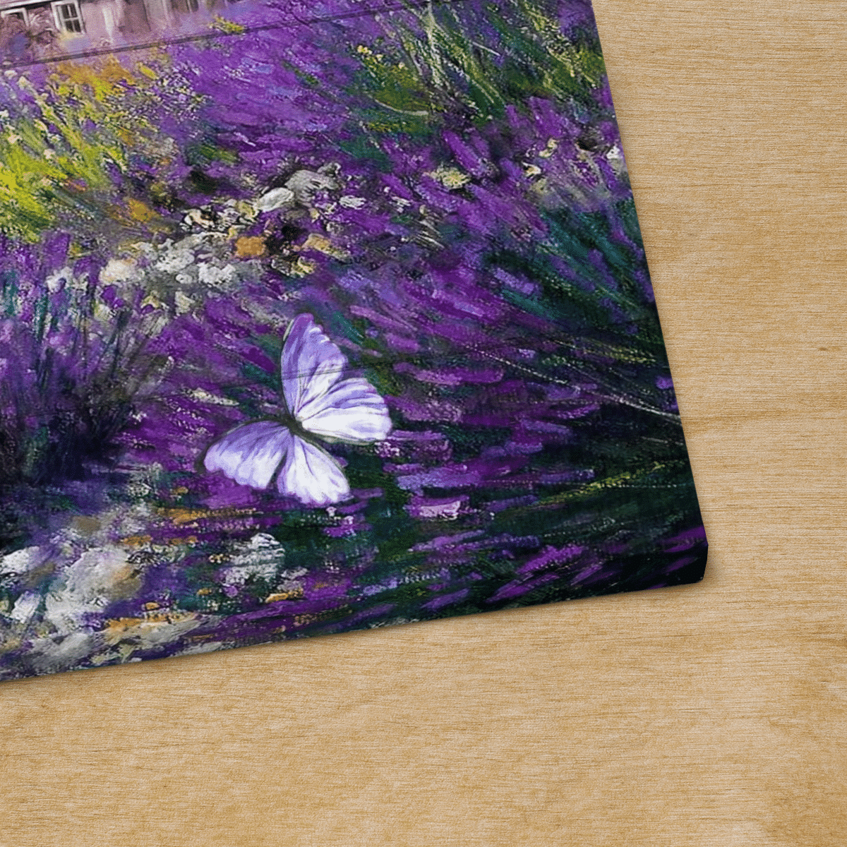 I Still Believe In Amazing Grace, All Because Of The Old Rugged Cross, Purple Flower, Cross, Butterfly, Crown Of Thorns, God Canvas, Christian Wall Art