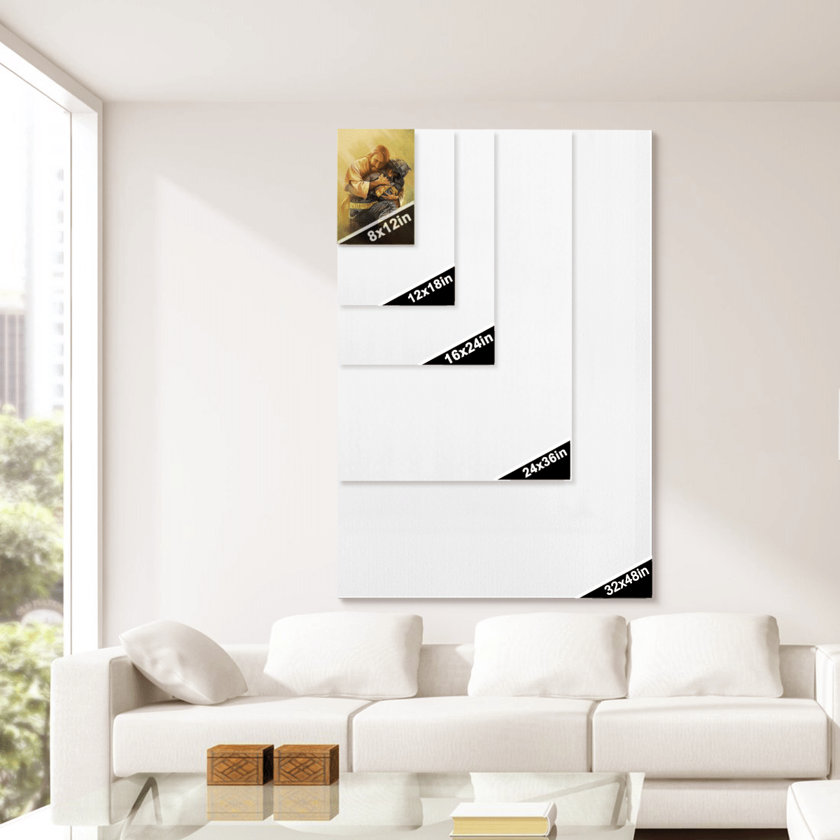 Jesus And The Firefighter, World Trade Center, God Canvas, Christian Wall Art, Home Decor