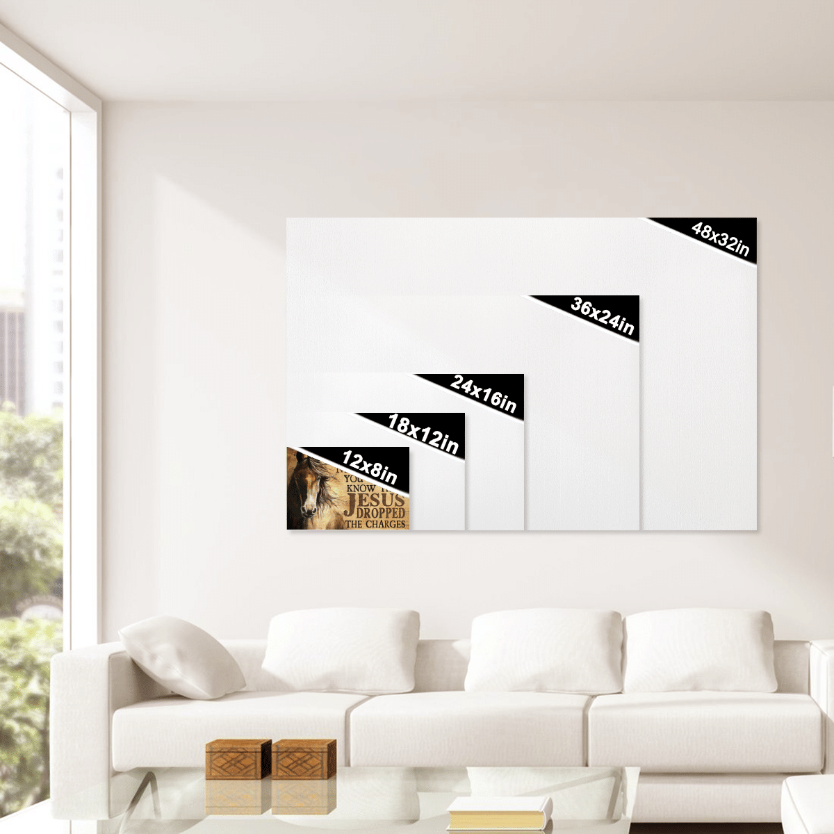 If You Bring Up My Past You Should Know That Jesus Dropped The Charges, Horse, God Canvas, Christian Wall Art