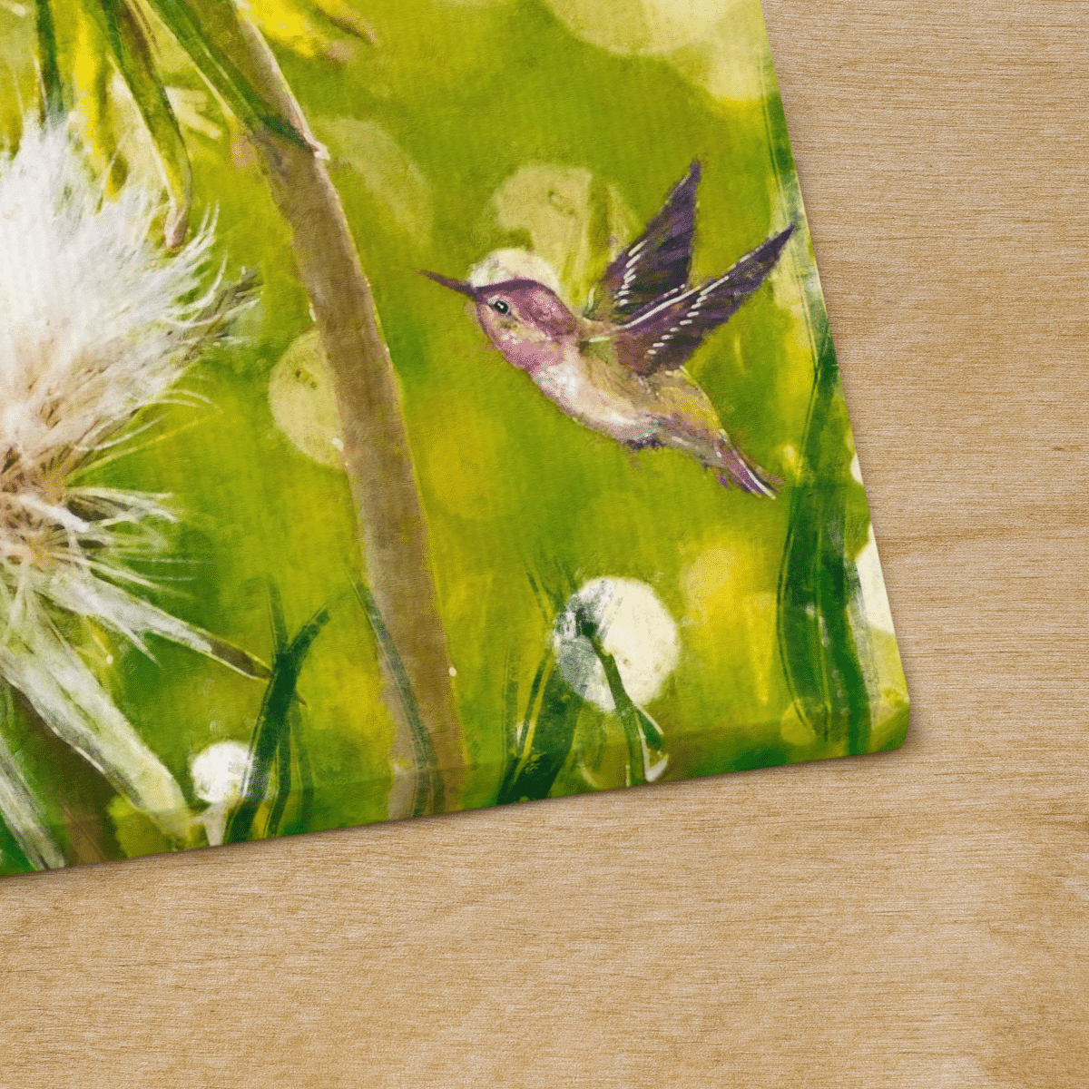 Take Away All Their Troubles And Pains And Carry Them, Hummingbird, Dandelion, God Canvas, Christian Wall Art