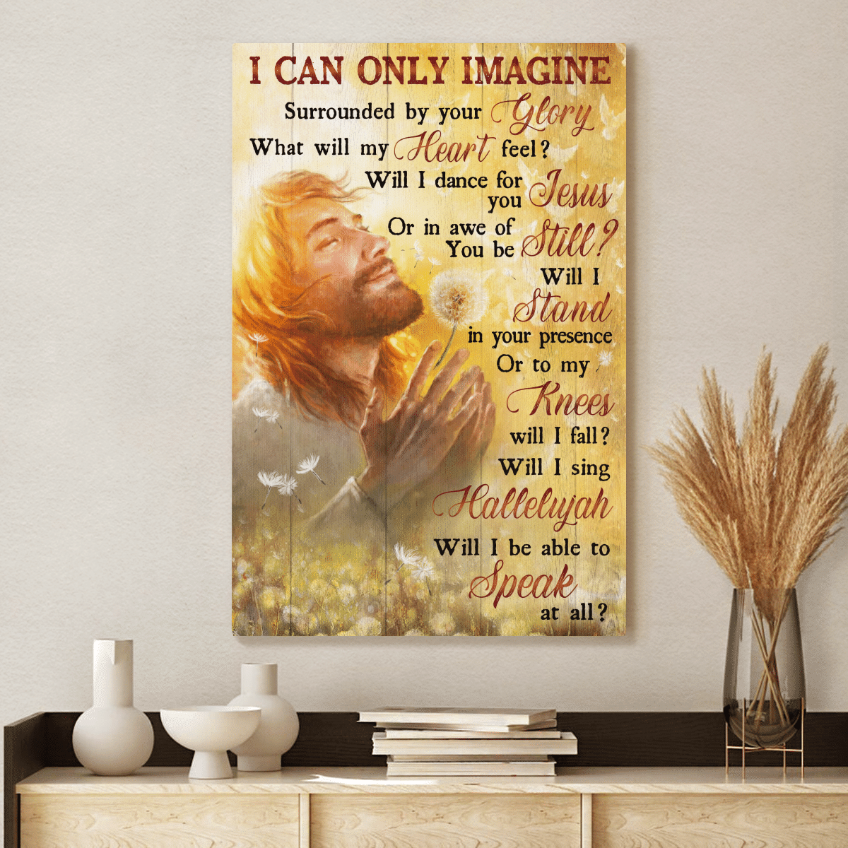 I Can Only Imagine, Surrounded By Your Glory, God Canvas, Christian Wall Art, Home Decor