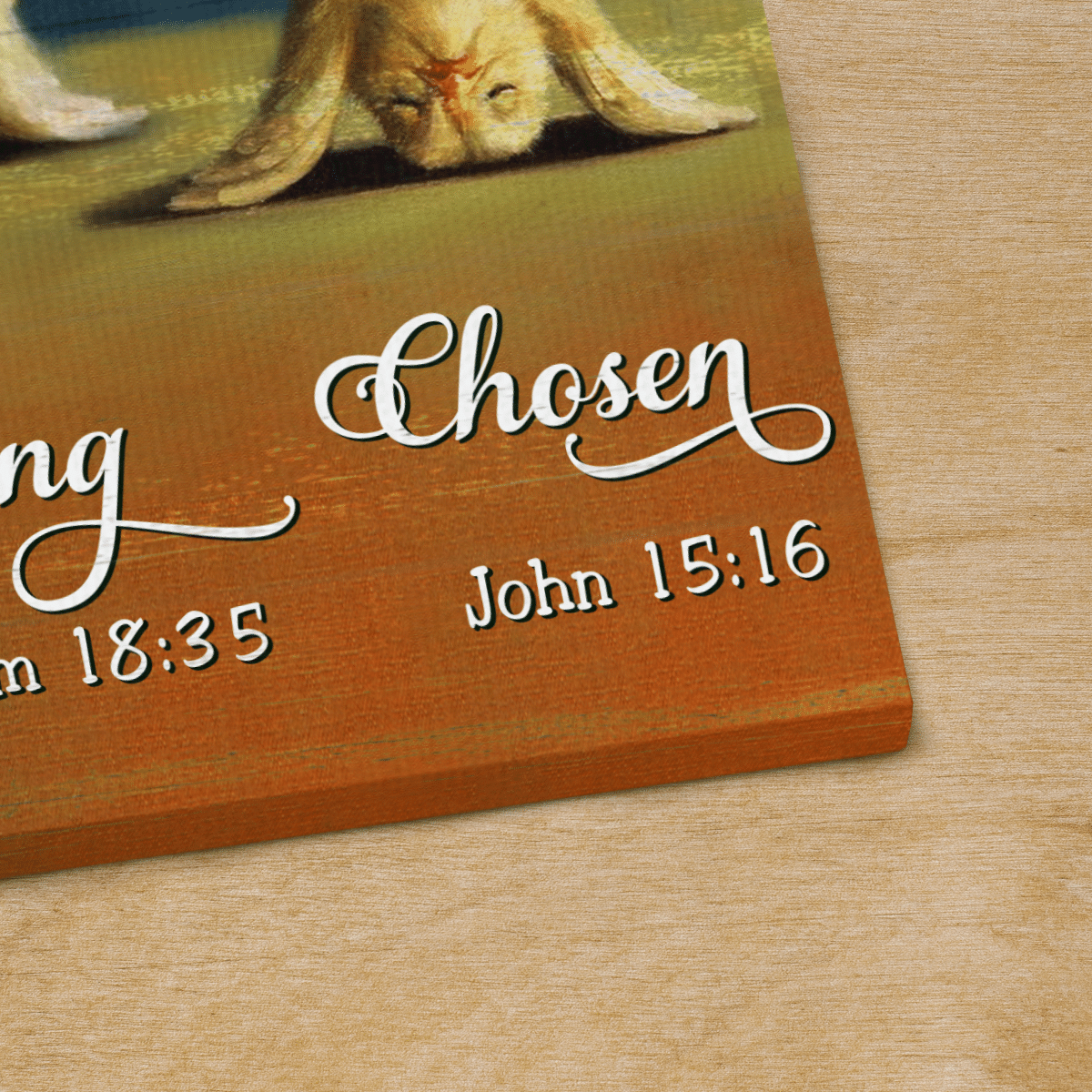 God Says You Are, Funny Chicken, Farm Painting, God Canvas, Christian Wall Art