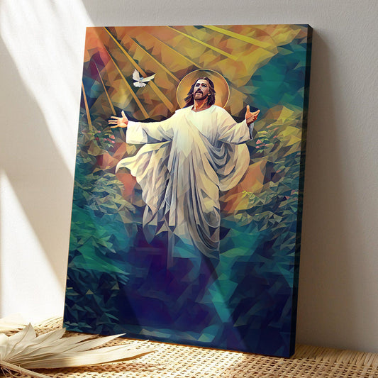 Jesus Christ Light Of The World - Jesus Pictures - Jesus Canvas - Jesus Wall Art - Christian Canvas - Gift For Christian - Ciaocustom