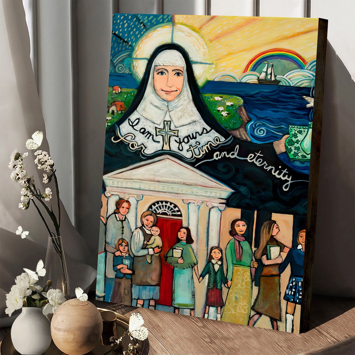 Mercy Foundress Catherine Mcauley Canvas Poster - Religious Wall Decor - Ciaocustom