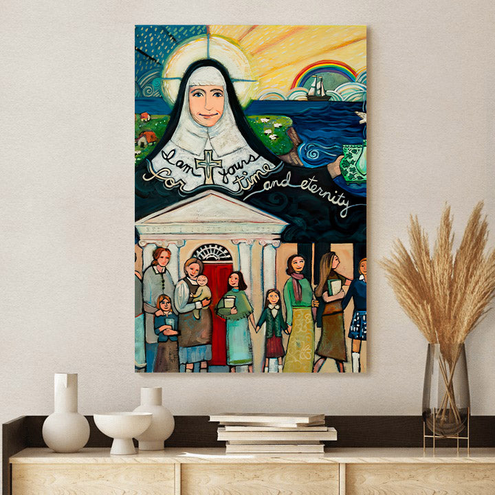Mercy Foundress Catherine Mcauley Canvas Poster - Religious Wall Decor - Ciaocustom