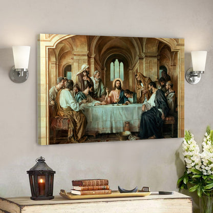 The Last Supper - Christian Art Gift - Religious Posters - Christian Canvas Prints - Religious Canvas Painting - Ciaocustom