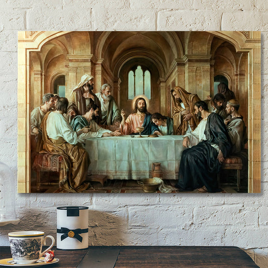 The Last Supper - Christian Art Gift - Religious Posters - Christian Canvas Prints - Religious Canvas Painting - Ciaocustom