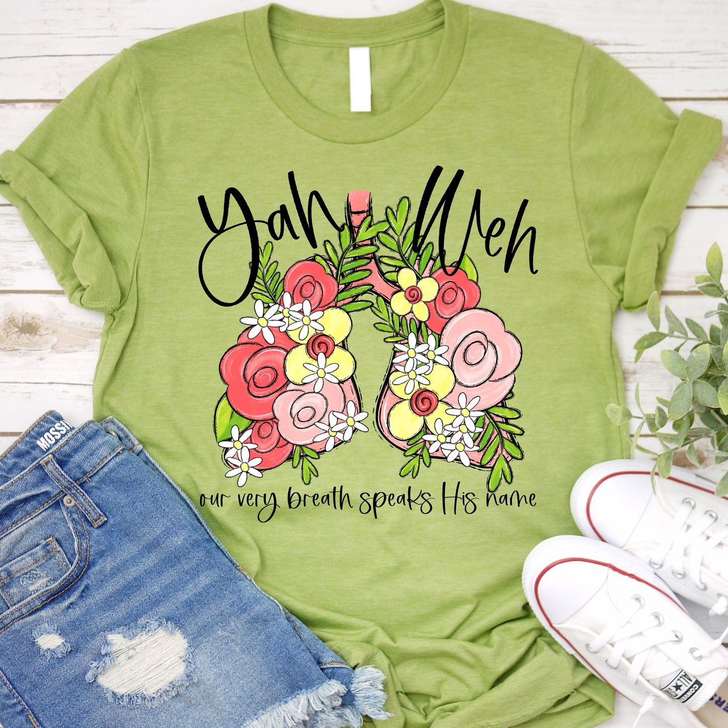 Yah Weh T Shirts For Women - Women's Christian T Shirts - Women's Religious Shirts