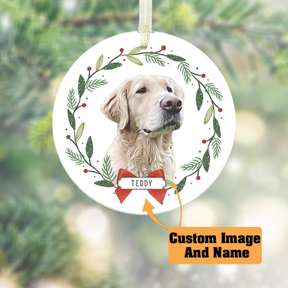Custom Dog Ornament - Gift for Dog Mom - Dog Ornament Personalized - Ciaocustom