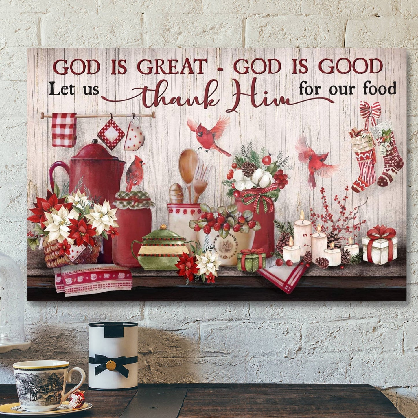 God Jesus Landscape Canvas Prints - God Wall Art - God Is Great - God Is Good - Ciaocustom