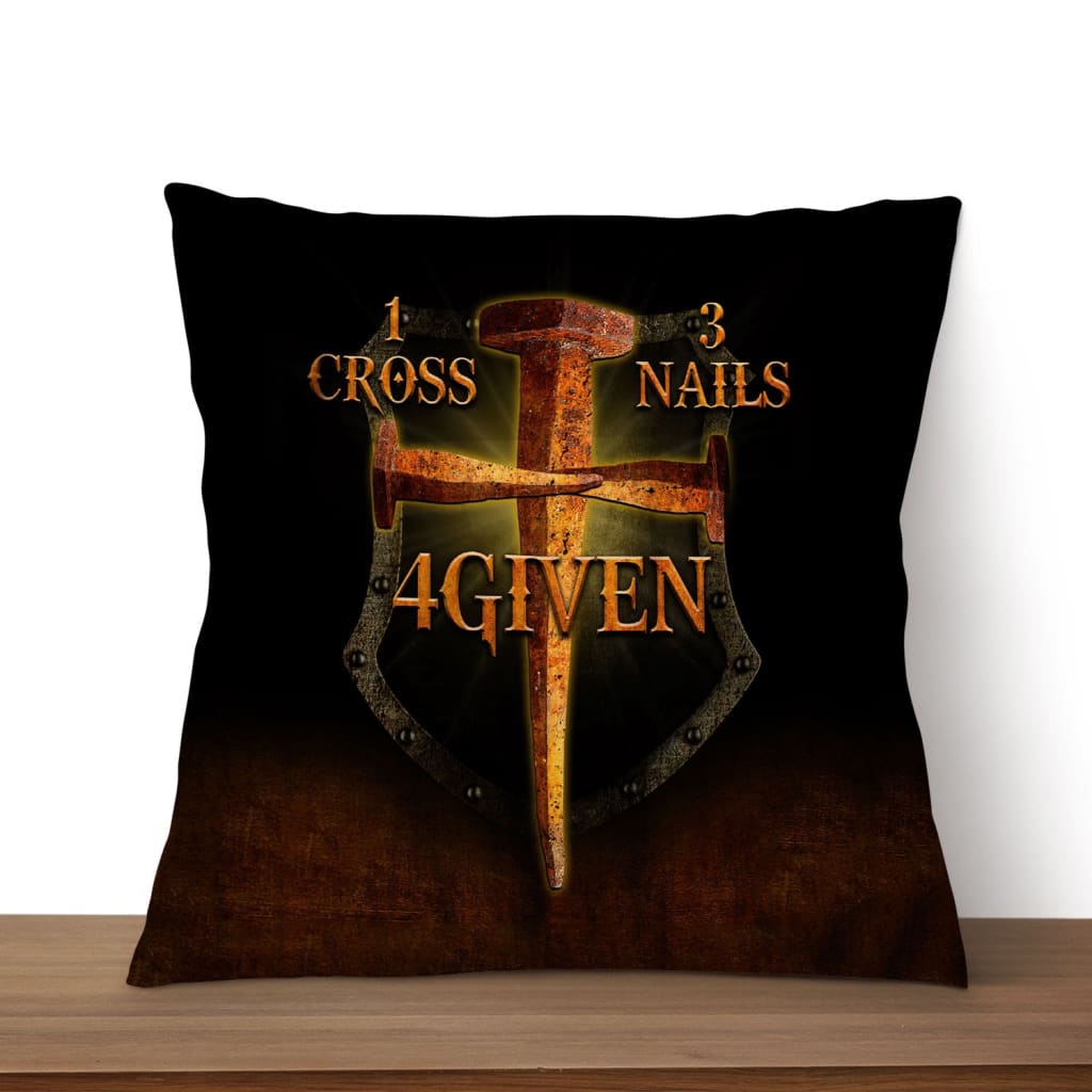 1 Cross 3 Nails 4 Given Pillow
