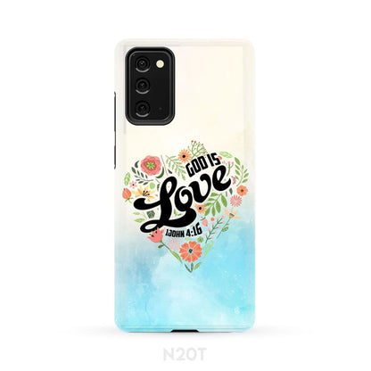1 John 416 God Is Love Phone Case - Bible Verse Phone Cases Samsung