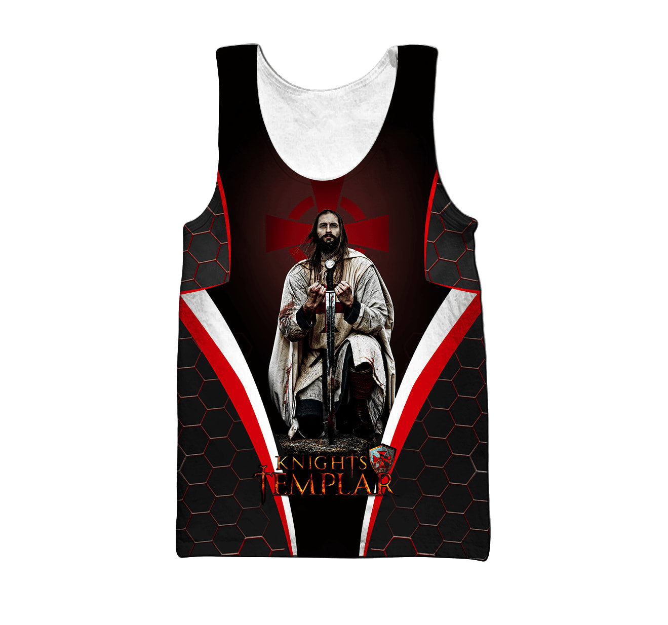 Knights Templar A Child Of God Jesus  Men Tanktop - Christian Tank Top For Men