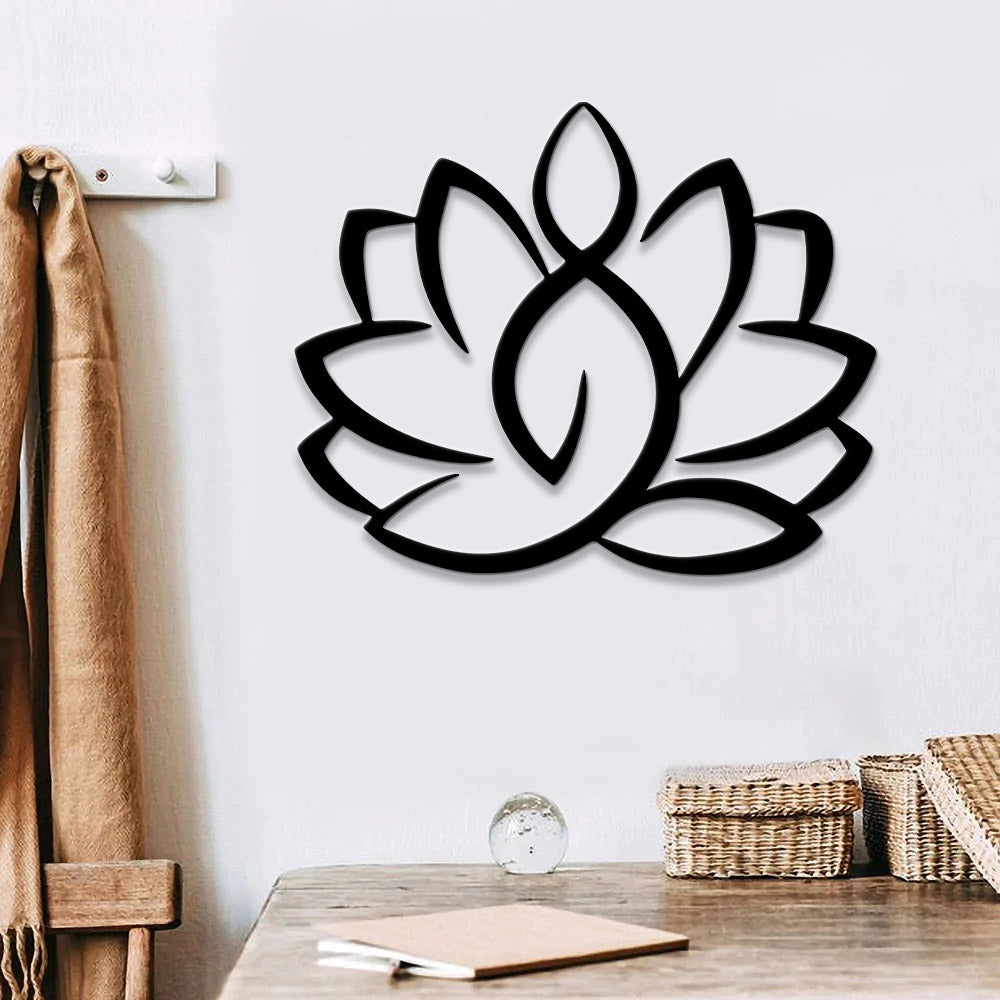 Yoga Metal Sign - Yoga Metal Wall Art - Metal Sign for Home Yoga Corner - Gift For Yoga Lovers - Yoga Decor - Yoga Living Room - Ciaocustom