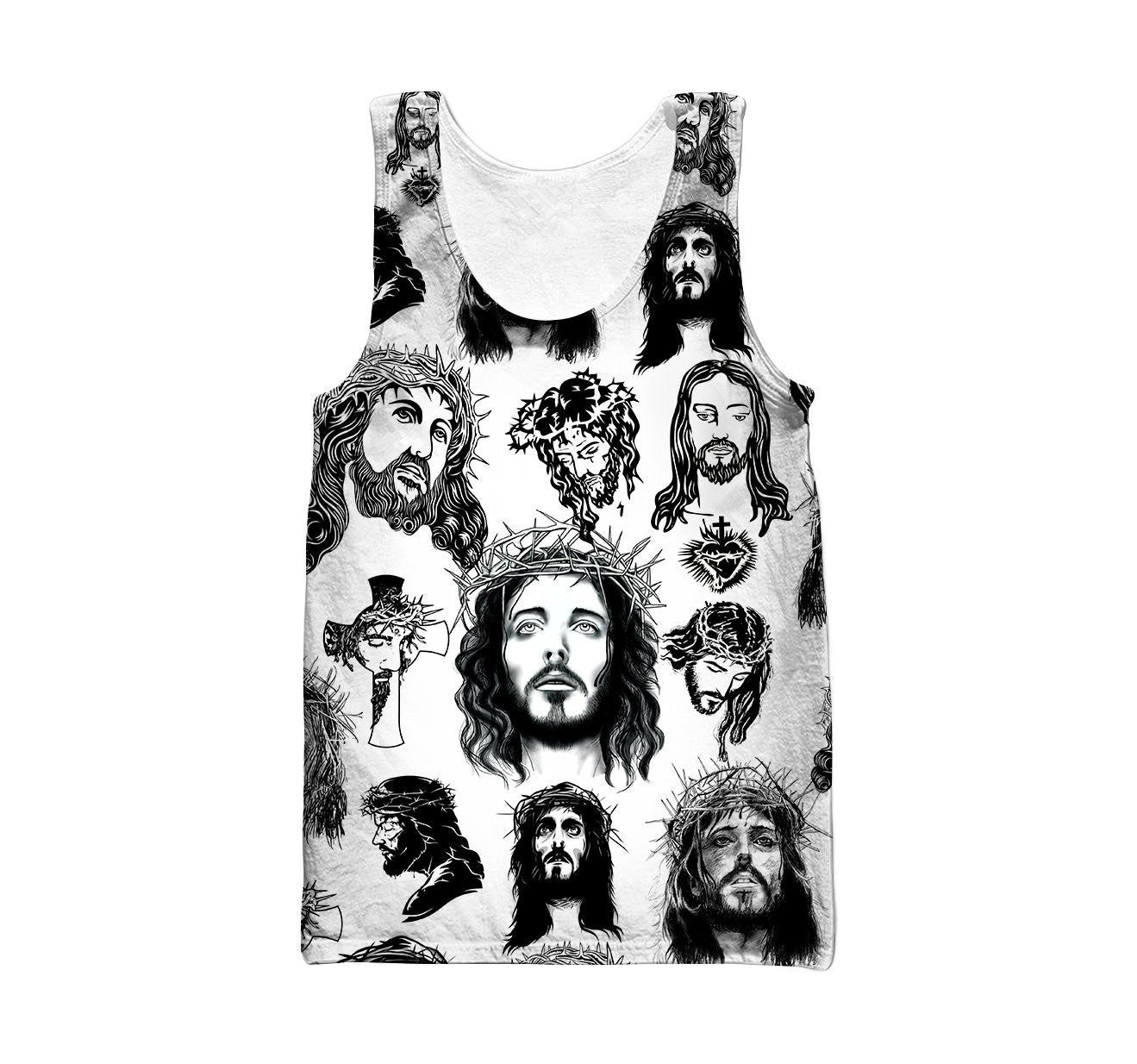 Jesus Christ Men Tanktop For Christian Jesus  Men Tank Top - Christian Tank Top For Men