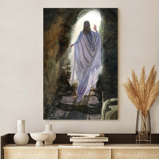 1st Easter Jesus Canvas Wall Art - Easter Canvas Pictures - Christian Canvas Wall Decor