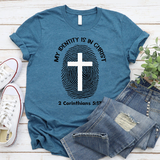 My Identity T Shirts For Women - Women's Christian T Shirts - Women's Religious Shirts