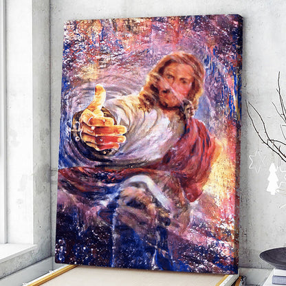Hand Of God Knowing Jesus - Jesus Pictures - Jesus Canvas Poster - Christian Canvas Prints - Faith Canvas - Gift For Christian - Ciaocustom