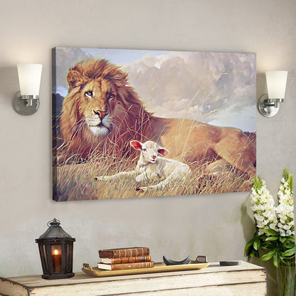 Lion - Jesus Christ Poster 17 - Jesus Poster - Jesus Canvas Wall Art - Bible Verse Canvas Wall Art - God Canvas - Scripture Canvas - Ciaocustom