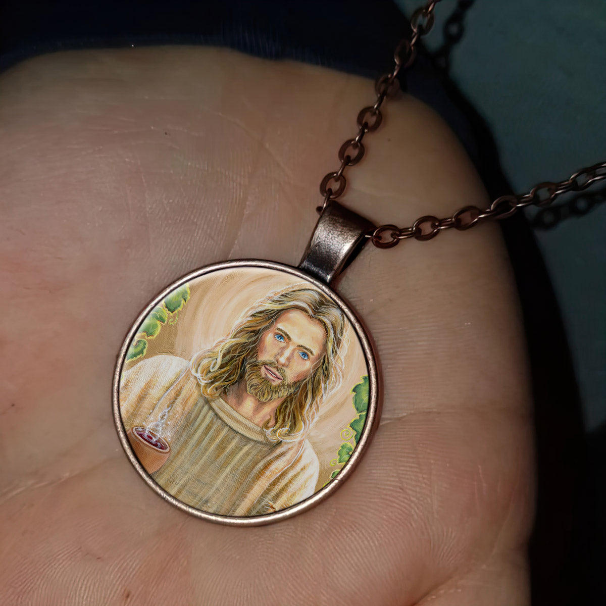 Jesus Christ Necklace - Religious Pendant - Catholic Necklace - Ciaocustom