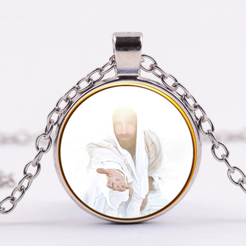 Jesus Rescue - Jesus Christ Necklace - Religious Pendant - Religious Necklace - Ciaocustom