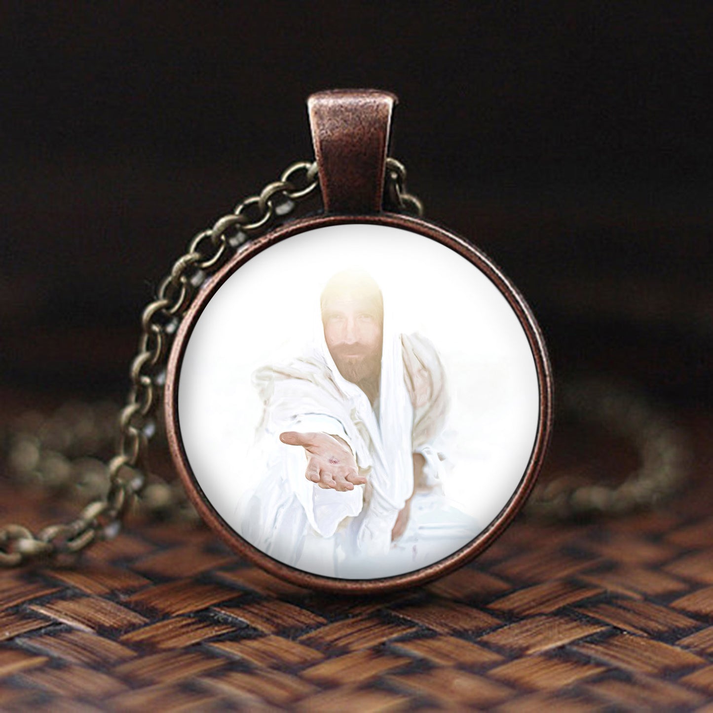 Jesus Rescue - Jesus Christ Necklace - Religious Pendant - Religious Necklace - Ciaocustom