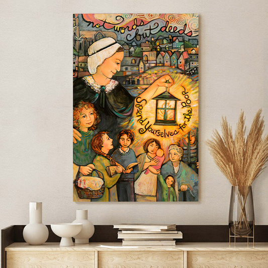 Nano Nagle Canvas Wall Art - Religious Canvas Prints - Ciaocustom