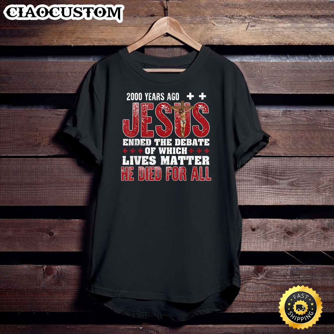 2000 Years Ago Jesus Ended The Debate Christian Faith God T-Shirt - Christian Shirt