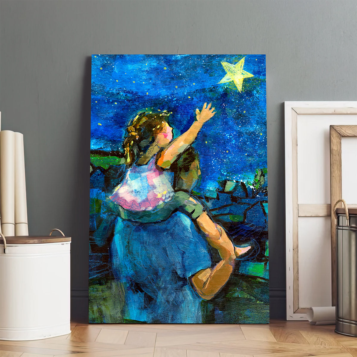 Reach For The Stars Canvas Posters - Religious Wall Decor