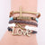 Multi-layer Woven Leather Rope Bracelet - Faith And Love Cross Bracelet - American Bracelets - Ciaocustom