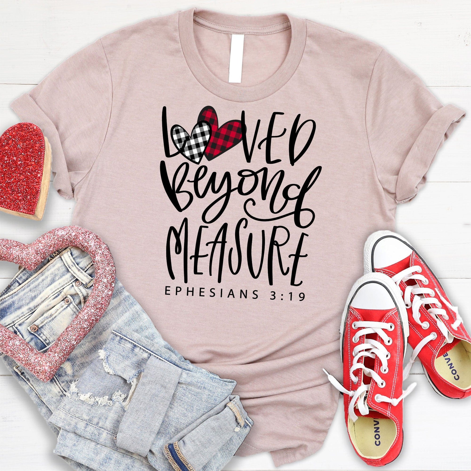 Loved Beyond All Measure T Shirts For Women - Women's Christian T Shirts - Women's Religious Shirts
