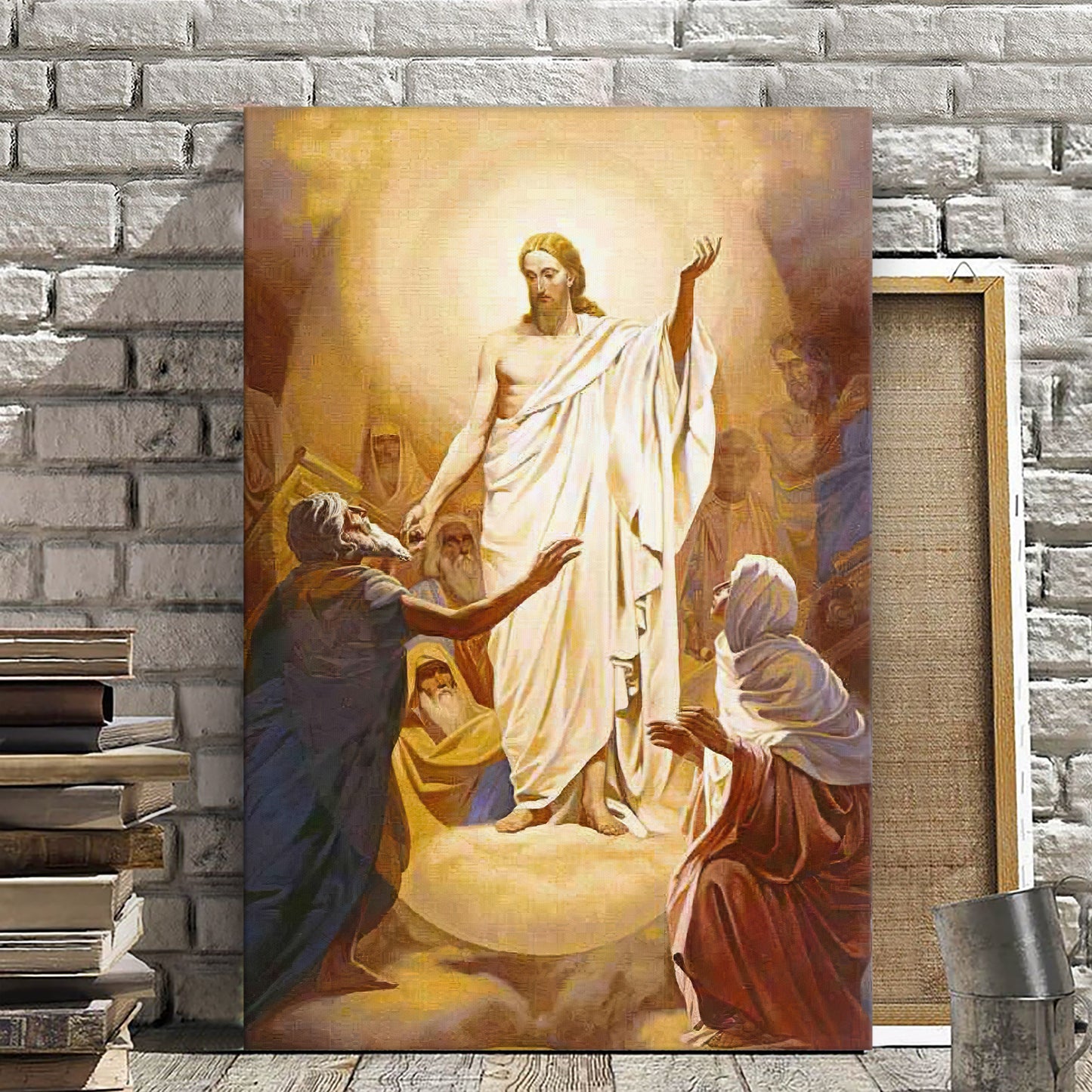 Where Was Jesus For The Three Days - Christ Pictures - Christian Canvas Prints - Faith Canvas - Gift For Christian - Ciaocustom