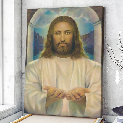 Jesus Pictures - Jesus Canvas Poster - Jesus Wall Art - Christ Pictures - Christian Canvas Prints - Faith Canvas - Gift For Christian - Ciaocustom