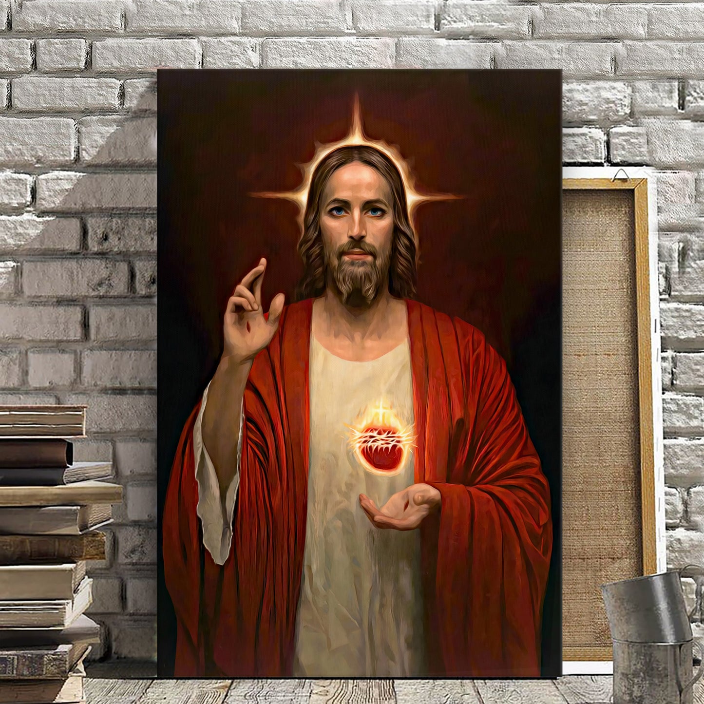 Jesus Christ Canvas - Jesus Canvas Poster - Jesus Wall Art - Christian Canvas Prints - Faith Canvas - Gift For Christian - Ciaocustom